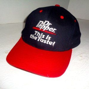 Dr. Pepper, This Is The Taste, Ballcap, Adult Snap Back Adjustable New